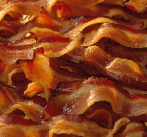 Heaps of crispy bacon