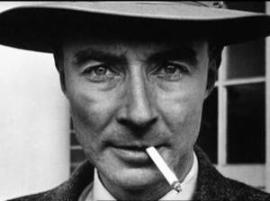 J. Robert Oppenheimer with awesome hat and cigarette and death stare